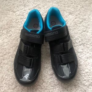 Shimano RP2W cycling shoes with SPD clips